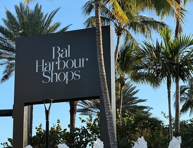 F3 Architecture, Hermès, Bal Harbour, Retail, front sign