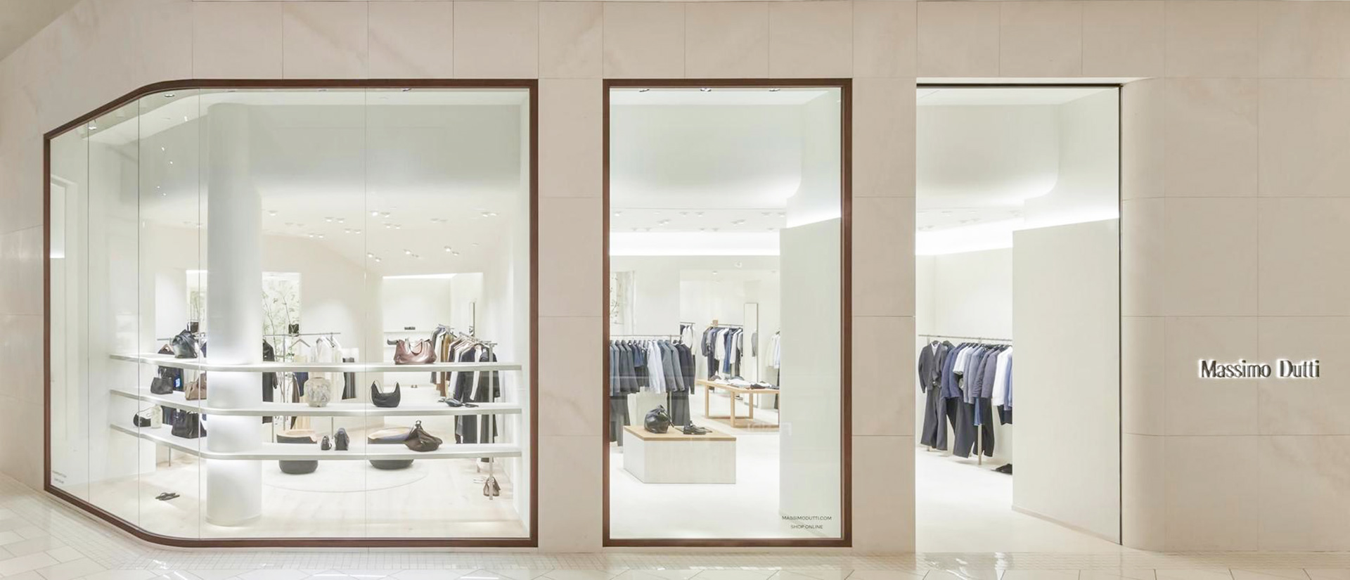 F3 Architecture, Massimo Dutti, Aventura Mall, Retail, Florida