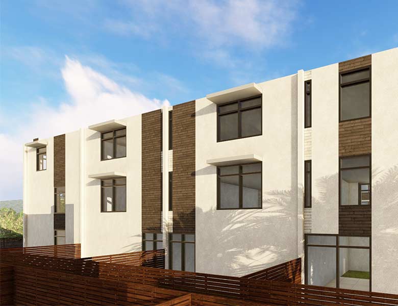 F3 Architecture, Townhouses Acacia, buildings exterior 2