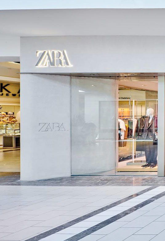 F3 Architecture, Zara, Dadeland Mall, Retail, mobile