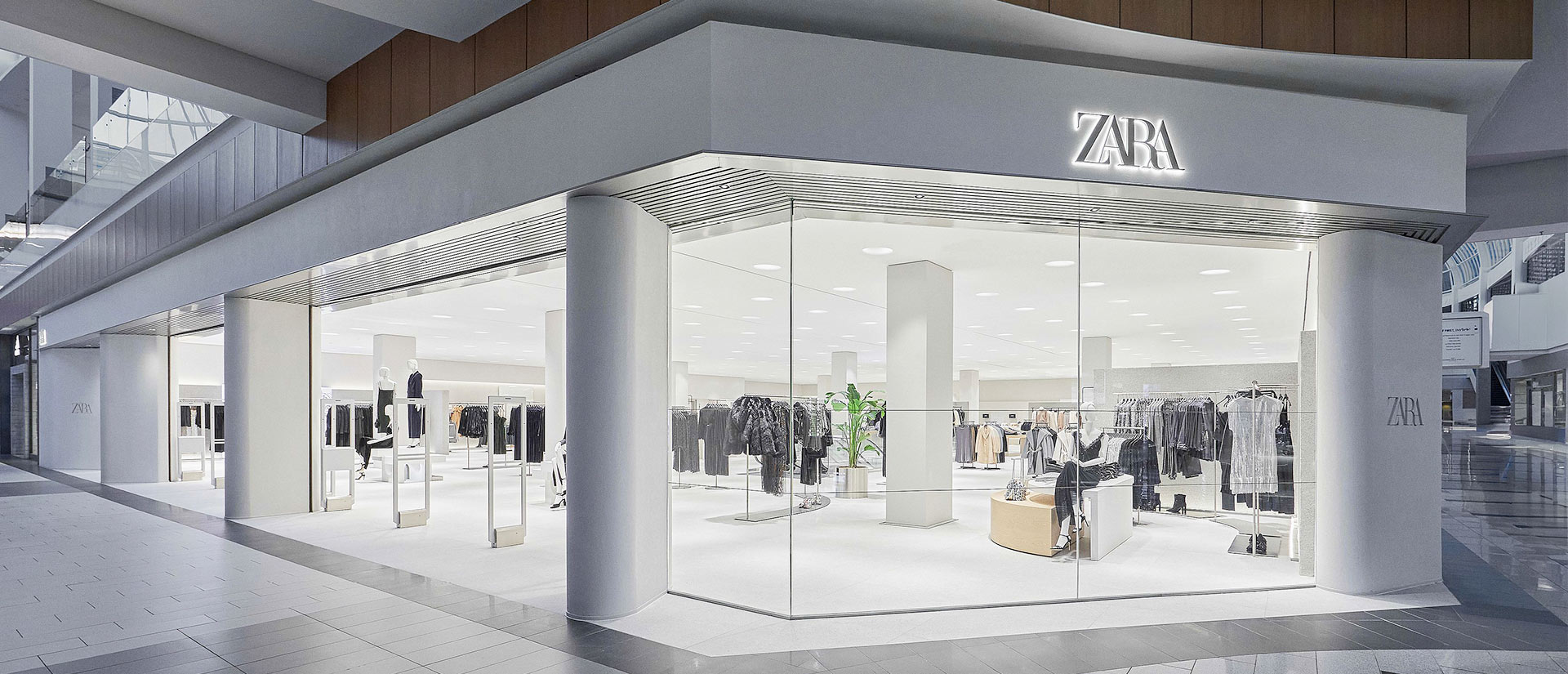 F3 Architecture, Zara, Roosevelt Field Mall, Retail, NY