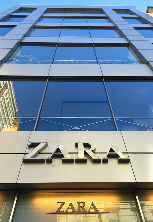 F3 Architecture, Zara Buenos Aires, Avenida Santa Fe, retail, facade, mobile